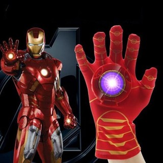 Homem de Ferro Era Vingador Mão Luvas Luvas Luzes e Som Crianças Role Playing Toy WUHQ