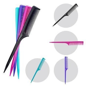 Pente De Carbono Antiestático Com Cabo Fino Separador Mechas em Oferta na Shopee