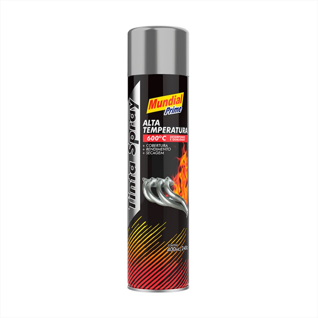 Tinta Spray Alta Temperatura Uso Geral E Automotivo 400ml