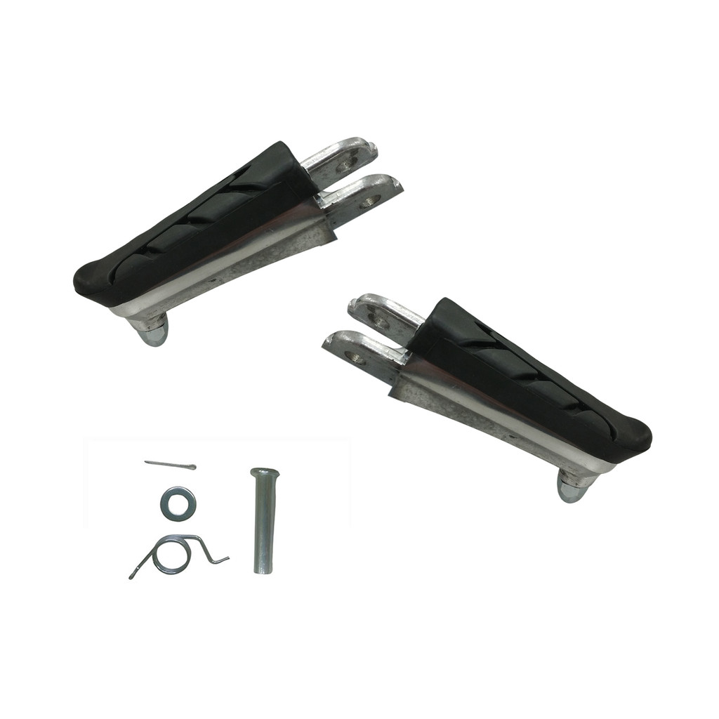 Par Pedaleira Dianteira Completa Honda Cb 500f 2014 a 2024 Cb 500x 2014 a 2024 Nc 750x 2014 a 2024 Cbr 250r 2012 a 2015