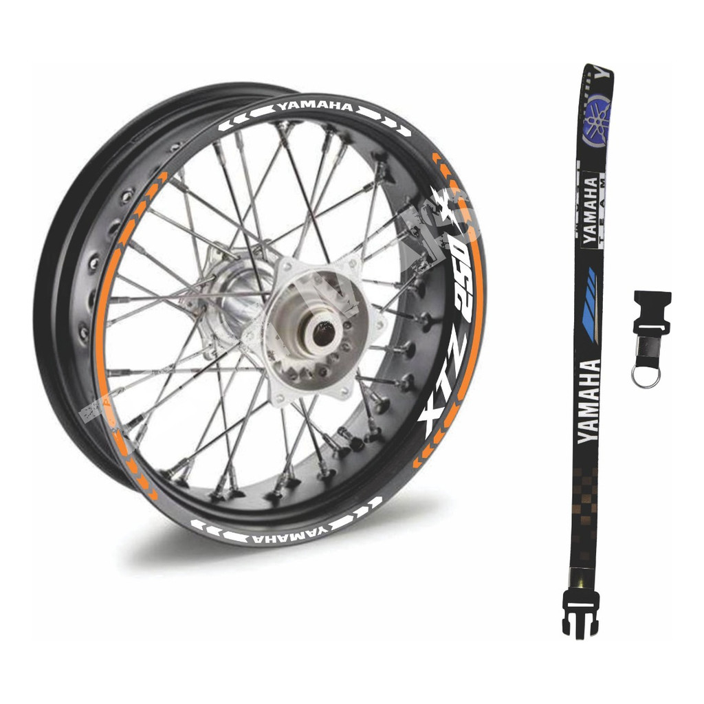 Kit Adesivo E Cordão Moto Yamaha Xtz 250x  Refletiva Rodas