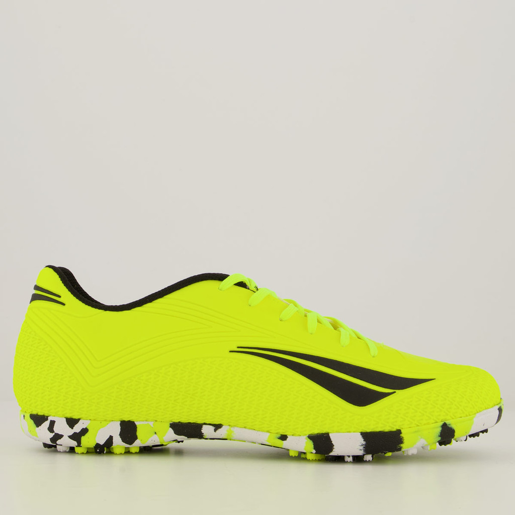 Chuteira Penalty Fúria XXII Society Amarela em Oferta na Shopee