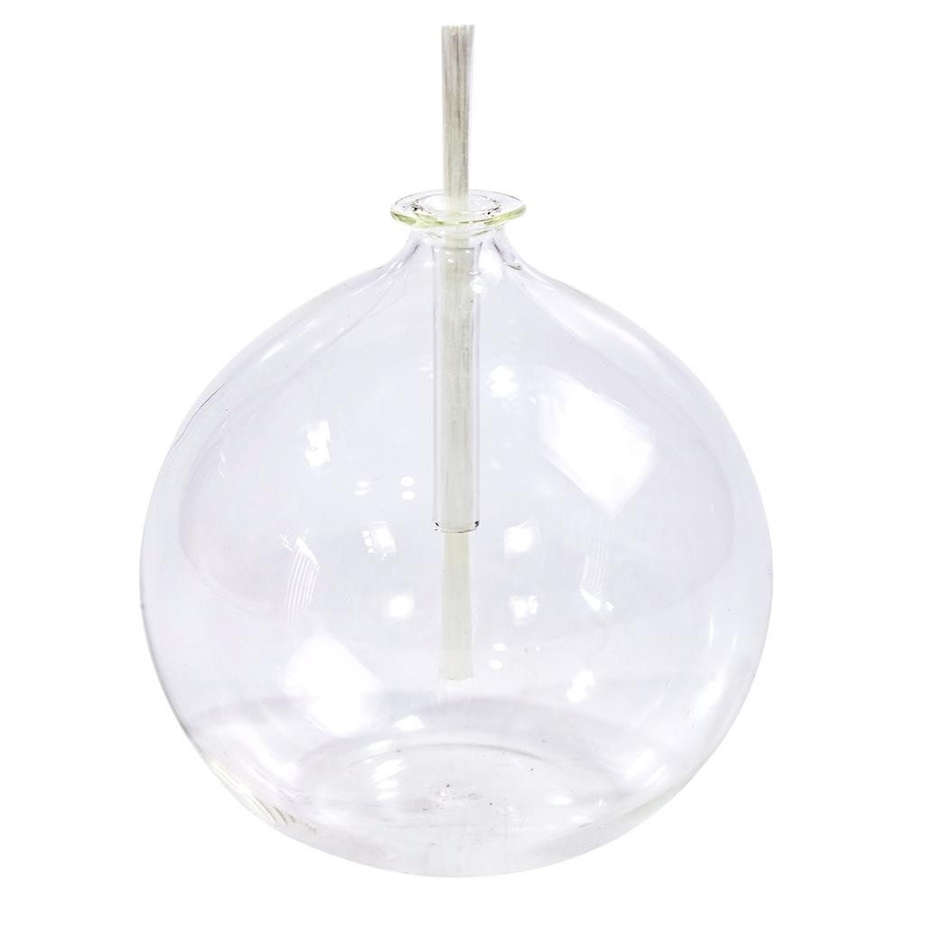 Vela Lamparina Redonda Bolinha De Vidro 300ml Grande Romantica - 1 Unidade