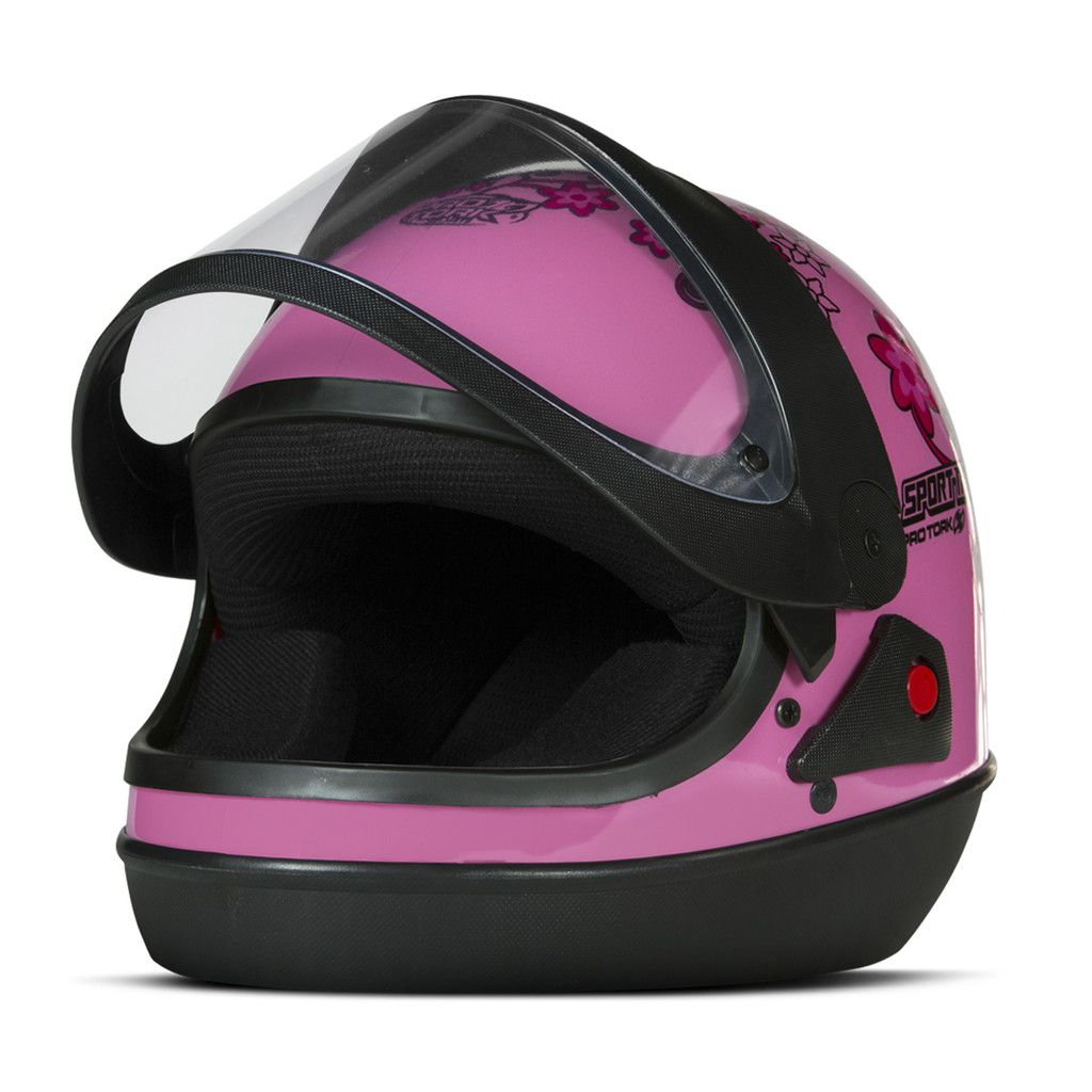 Capacete Moto Integral Fechado Pro Tork Sport Moto For Girls Feminino Automatico — imagem 2 de 2