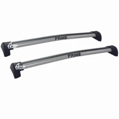 Rack Teto Aluminio Prime Fiat Uno Mille Way 4pts Prata PR001