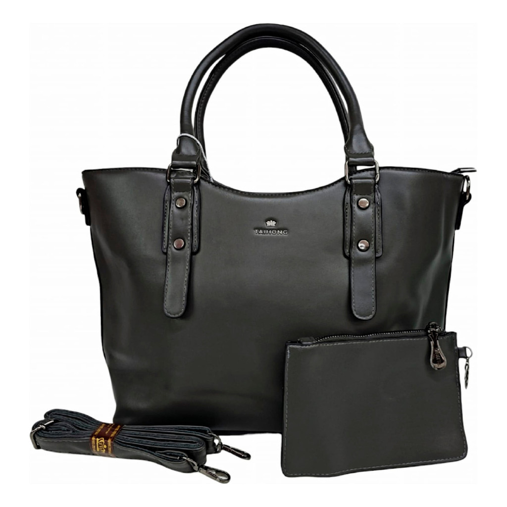 Bolsa Tote Executiva Média Feminina Transversal C/ Carteira