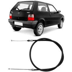 Cabo Freio 1395mm Fiat Uno 2004 A 2021 Traseiro Motorista