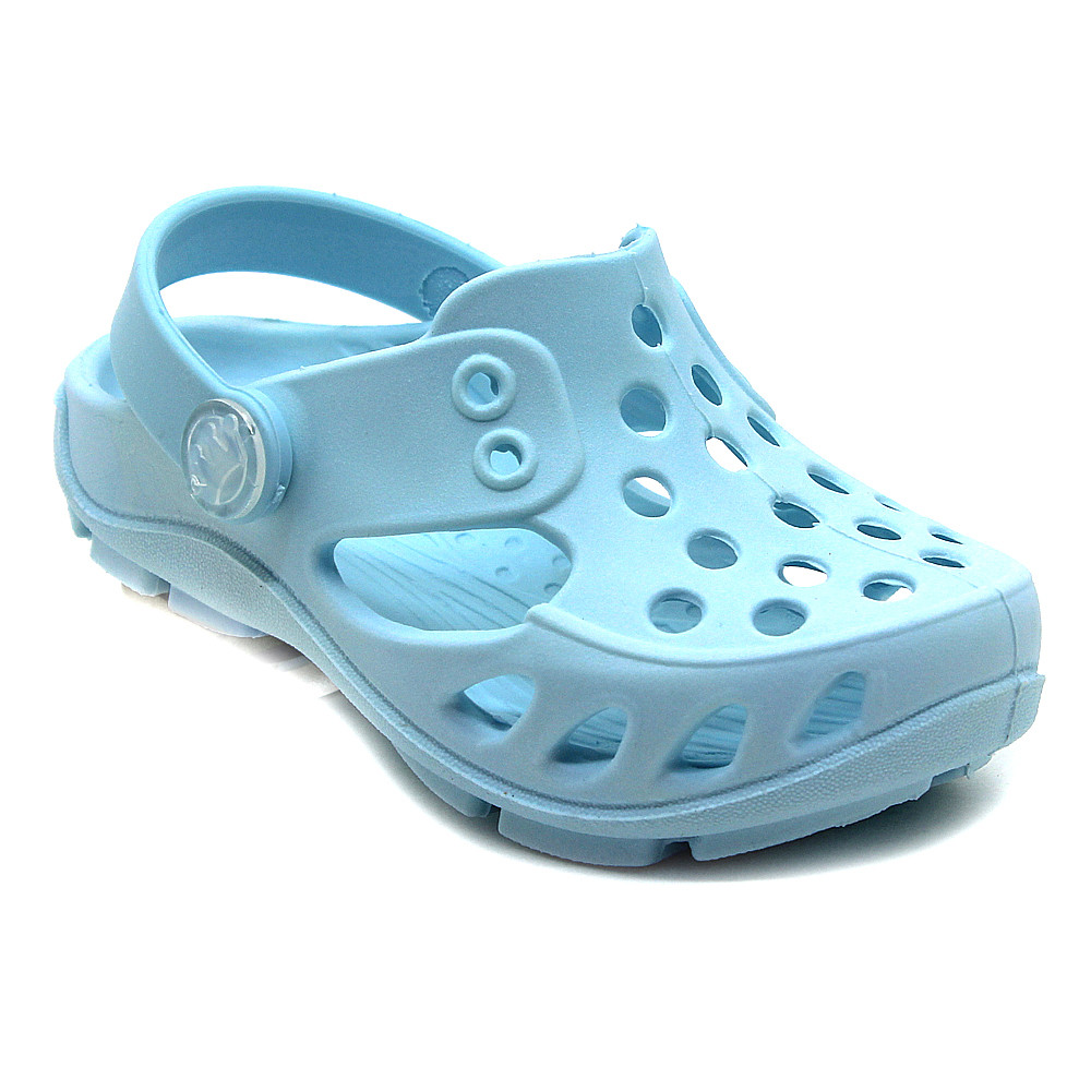 Babuche Sandália Infantil Unissex Mocs Confortável Mácio Plugt Azul Promoção