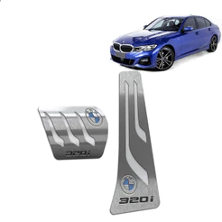 Pedaleira Bmw 320i M Sport 20/.. Automático Aço Inox - Não fura o pedal