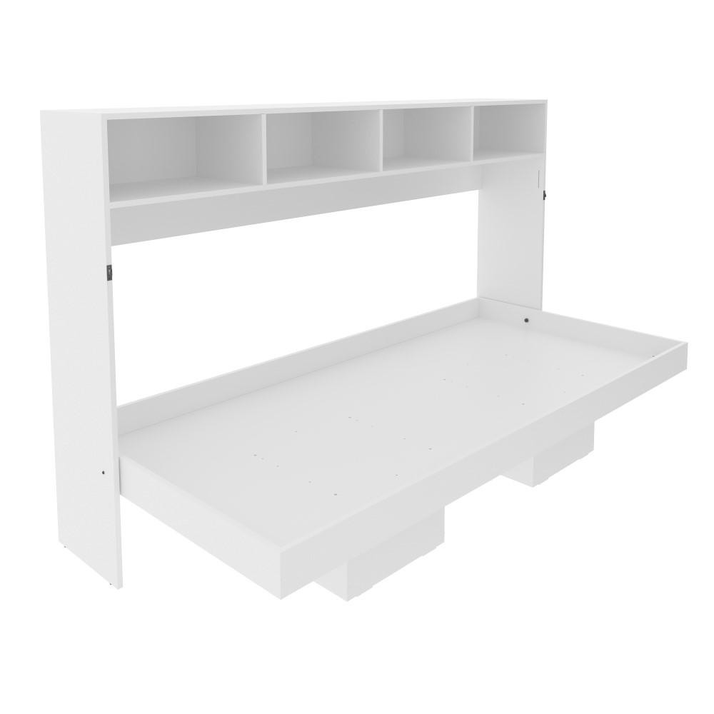 Cama Articulável de Solteiro Horizontal Tecno Mobili CM8020 4 Nichos Branco em Oferta na Shopee