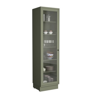 Paneleiro 1 Porta com Vidro 60cm Cozinha Sevilha Verde em Oferta na Shopee