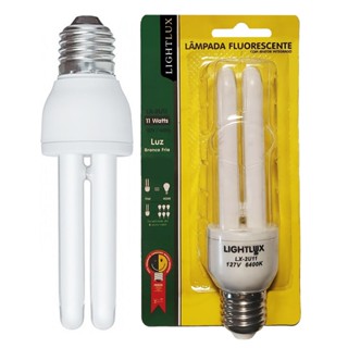 Lâmpada Fluorescente Compacta 11w 127v E27 Frio 6400K em Oferta na Shopee