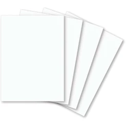 Cartolina Escolar Branca 140g 500x600mm - Pacote com 100 Unidades