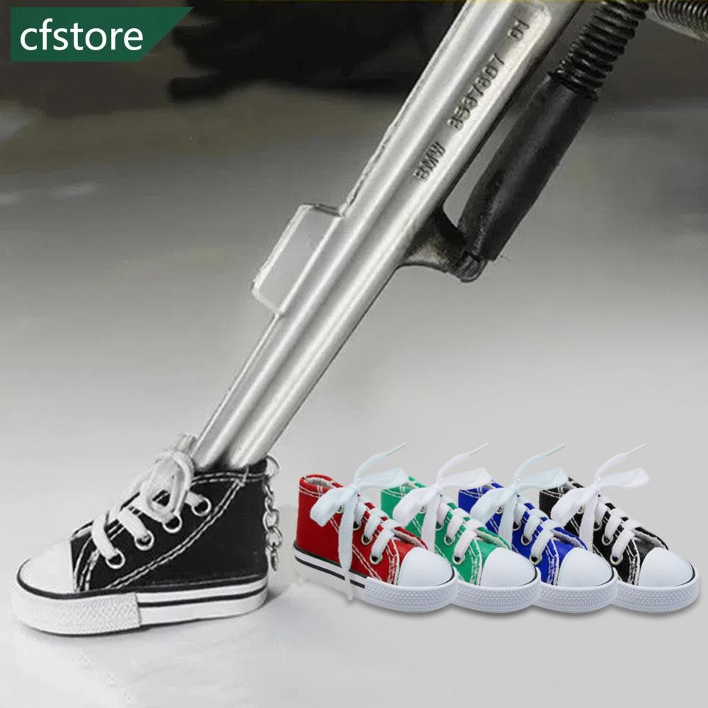 CFSTORE 1Pc 7.5cm Suporte Lateral Da Motocicleta Sapatos De Lona Bicicleta Kickstand Almofada Pé Capa Acessórios D5Q7