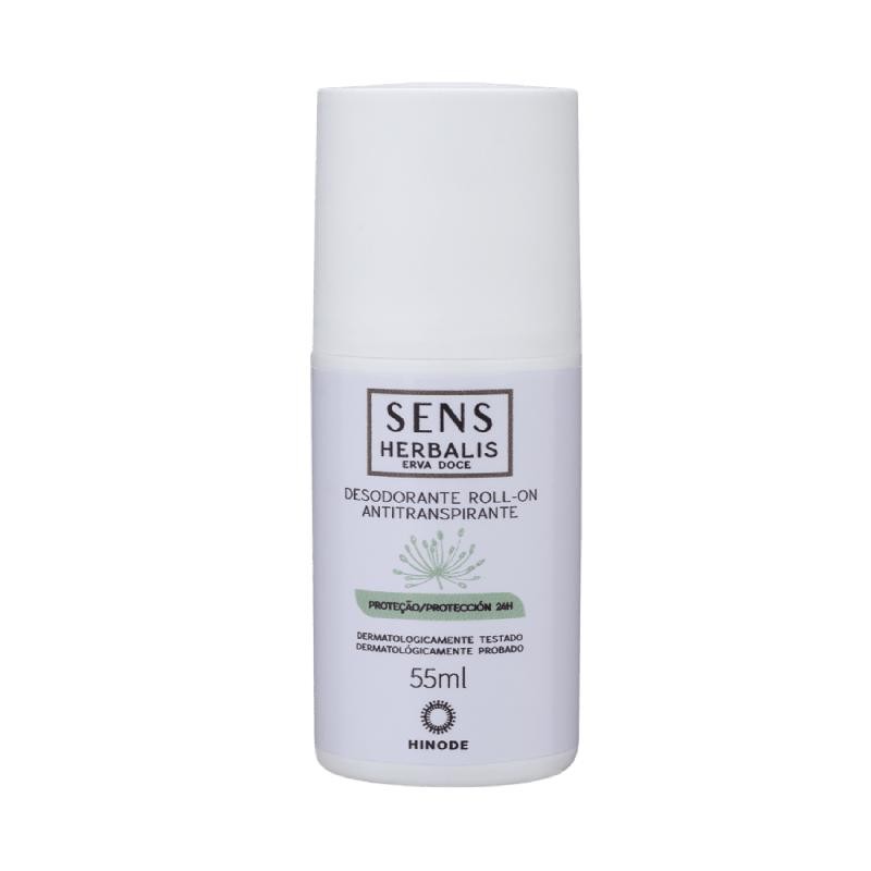 Desodorante Roll-On Antitranspirante Sens Herbalis Hinode 55ml em Oferta na Shopee