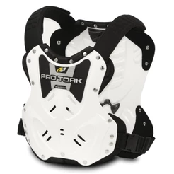 Colete Motocross Adulto Pro Tork 788 preto e branco tamanho unico