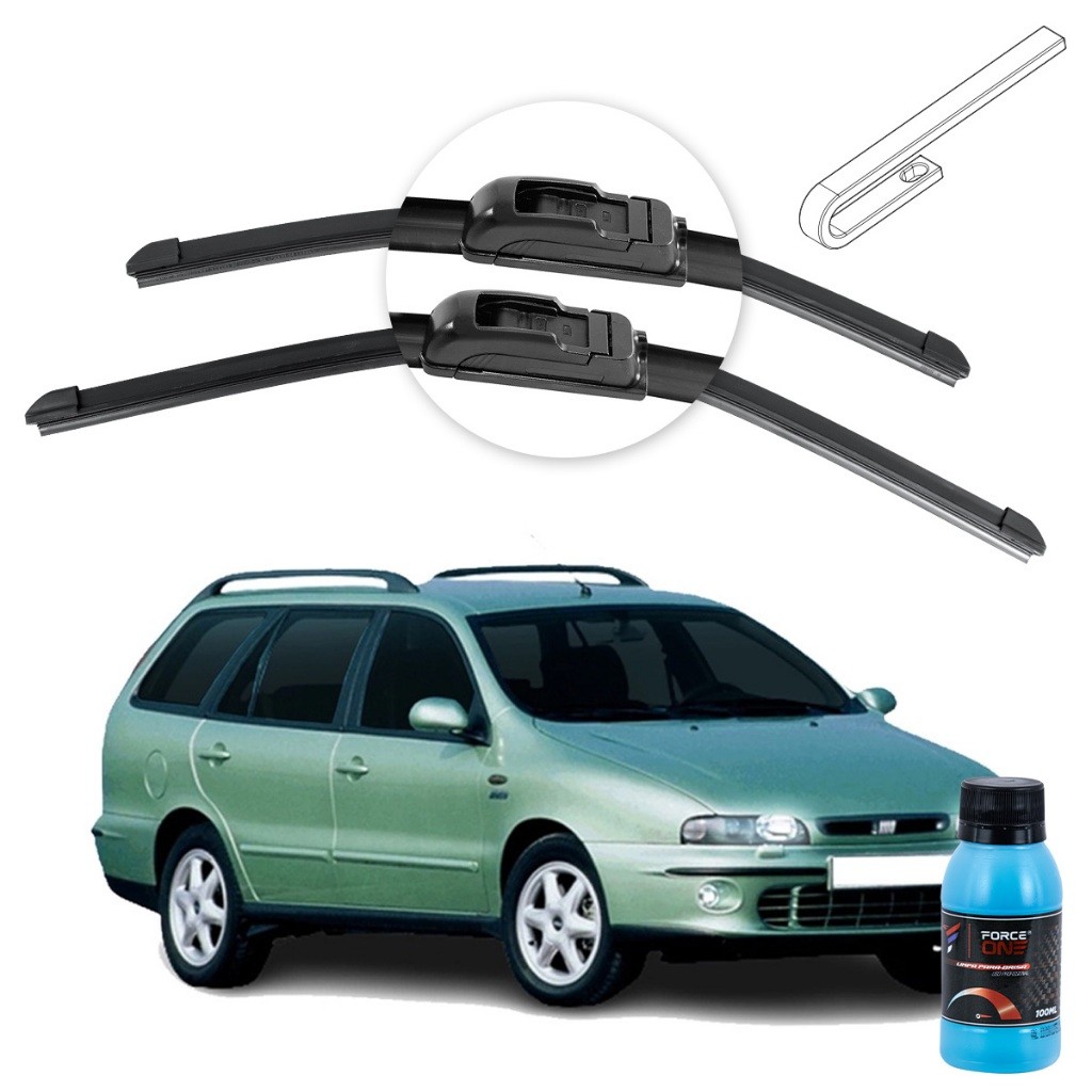 Palheta Limpador de Parabrisa Fiat Marea Weekend ano 98 a 07 Universal