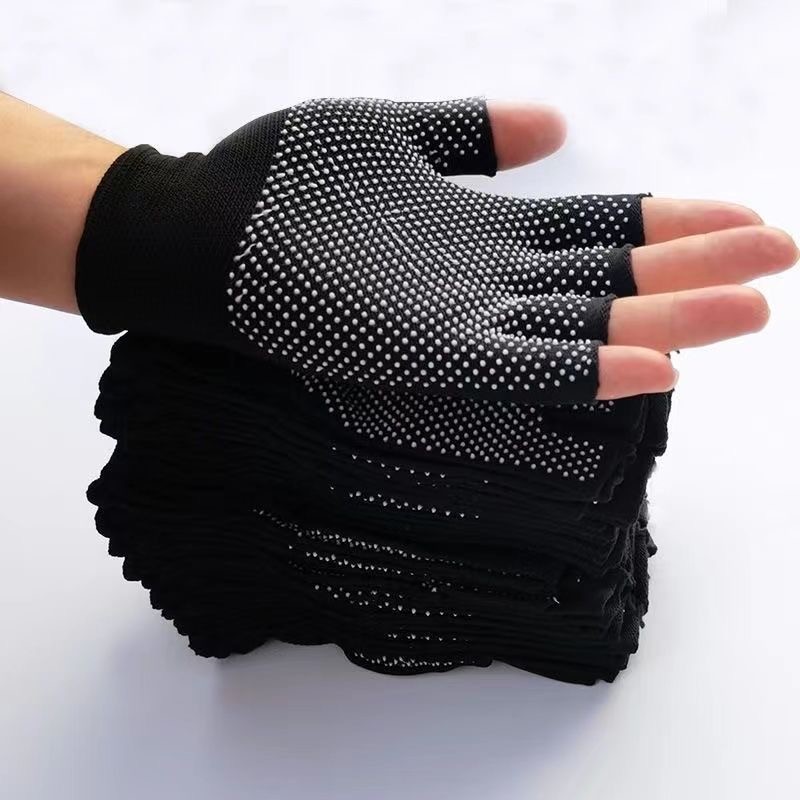 Luva Emborrachada Sem Dedo Unissex - Resistente e Durável em Oferta na Shopee