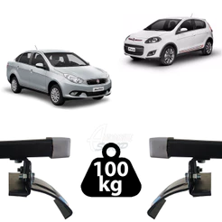 Rack Teto Resistent Sport Fiat Palio Grand Siena 243 100kg