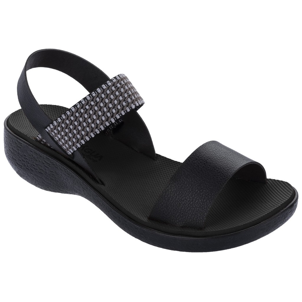 SANDALIA FEMININA ANABELA BAIXA DE ELASTICO TERRA E AGUA - 479009