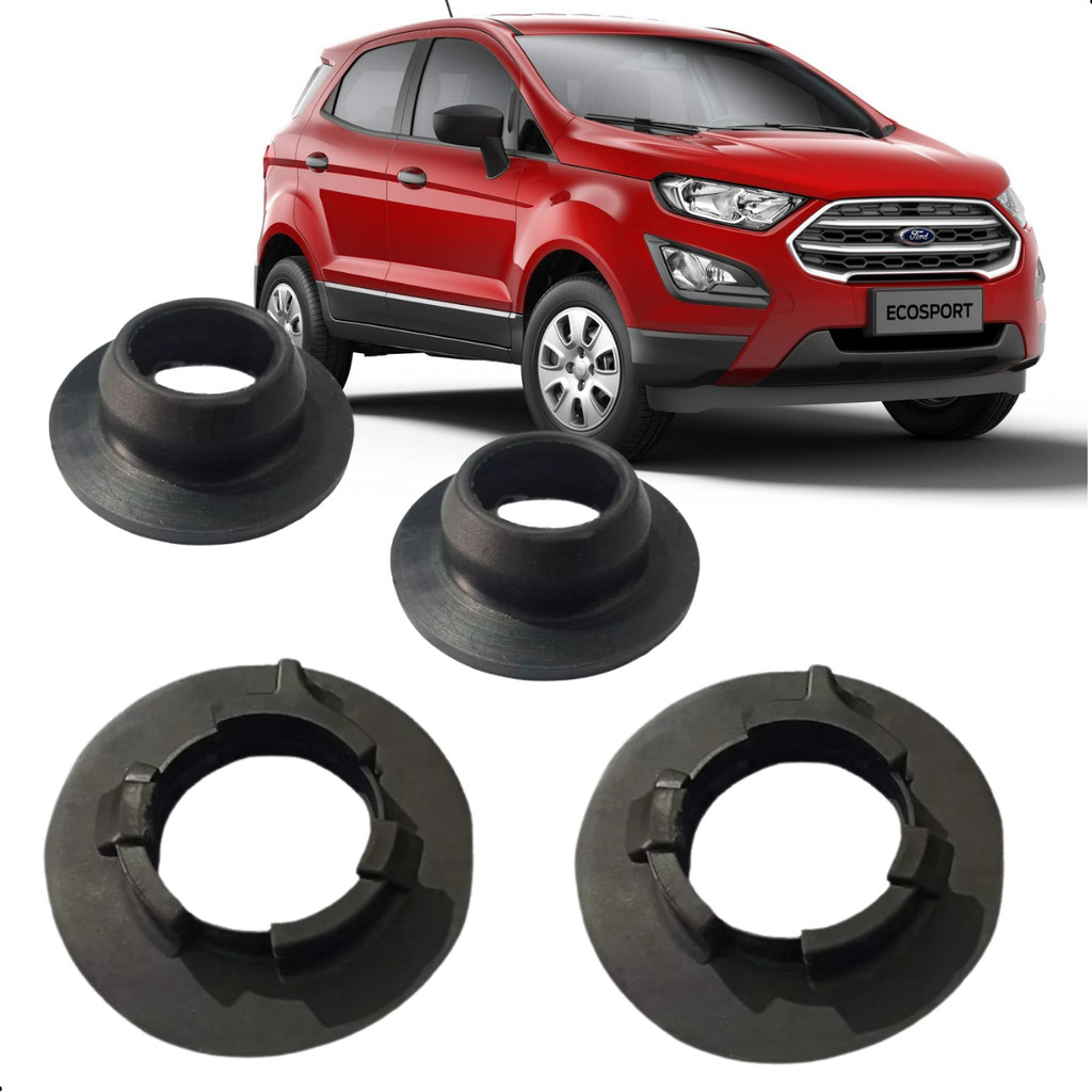 Kit 4 Calços de Mola Suspensão Traseira EcoSport 2013 até 2021
