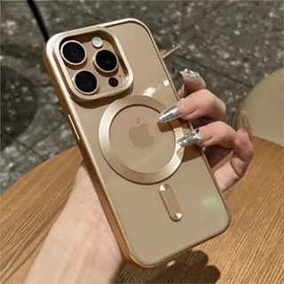 Magsafe Magnético Material transparente Case Capa Capinha De Celular Para iPhone 11 12 13 15 14 16 Pro Max Plus em Oferta na Shopee