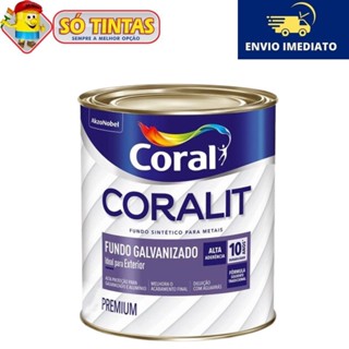 Fundo Galvanizado Coralit Metais Galvanizados e Alumínios 900ml - Coral em Oferta na Shopee