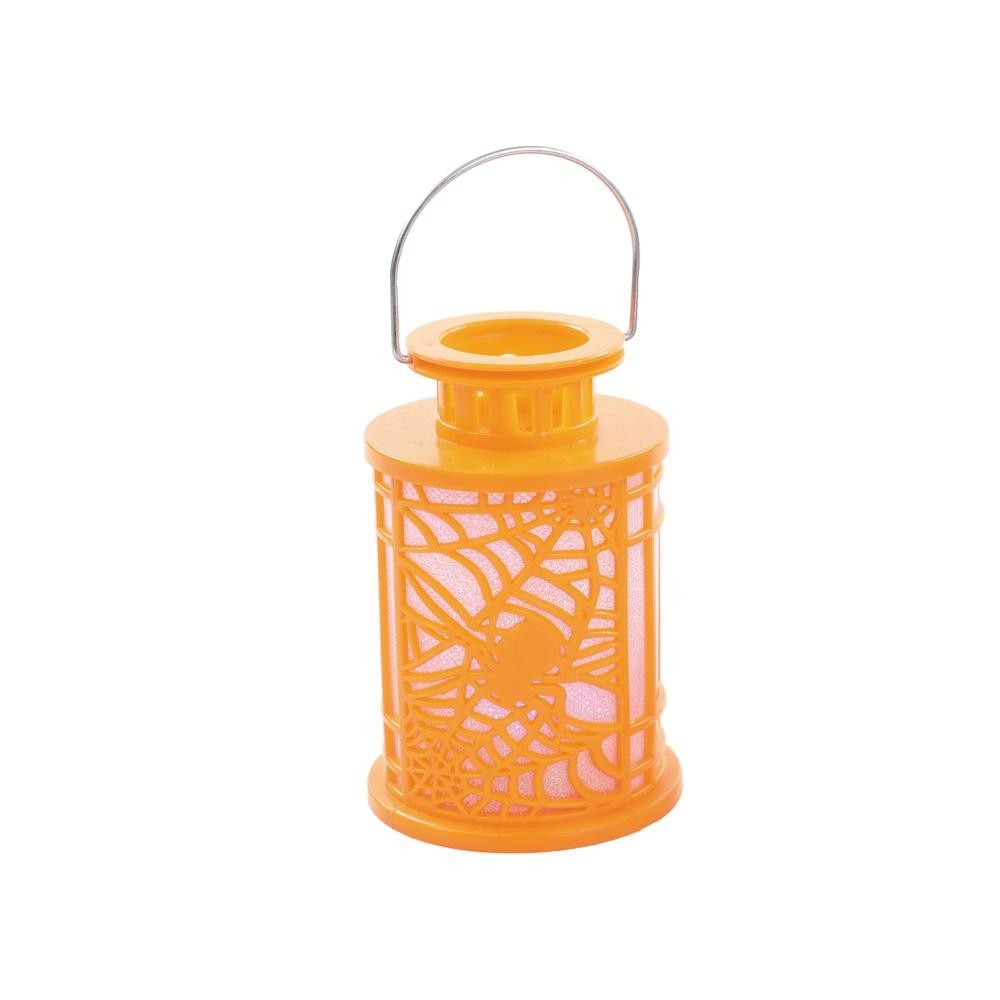 MINI LAMPARINA TEIAS COMPOSE LARANJA C/1 UN HALLOWEEN