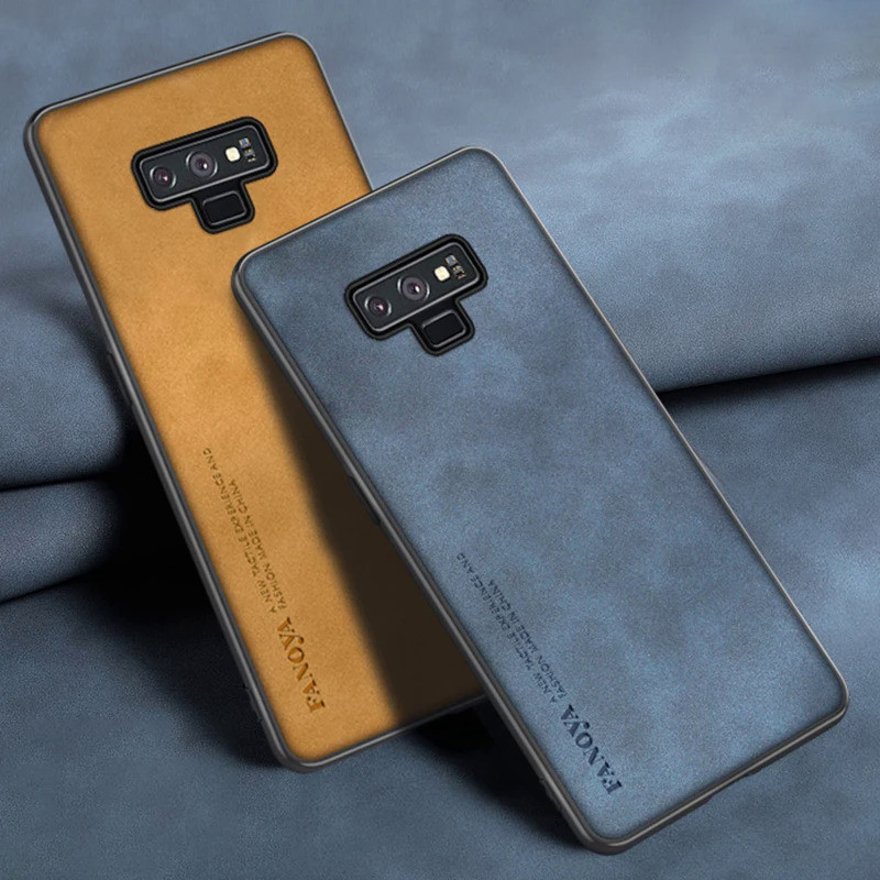 Capa de couro PU de luxo para Samsung Galaxy Note 9 8 10 Plus 10 Lite Note8 Note9 Note10 Capa traseira Matte Silicone Ph em Oferta na Shopee