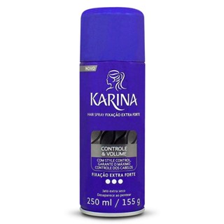 FIXADOR KARINA SPRAY EXTRA FORTE COM 250ML em Oferta na Shopee