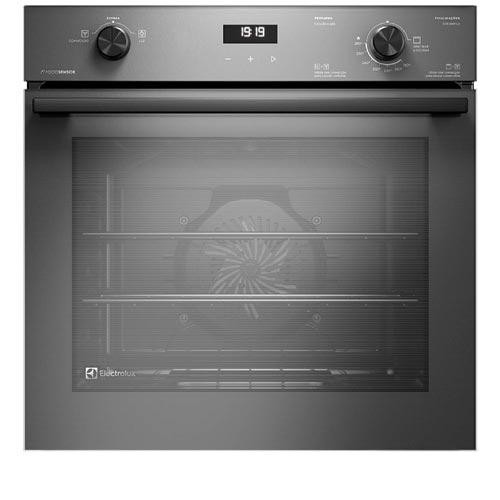 Forno a Gás de Embutir Electrolux Efficient com 80 Litros de Capacidade, Grill e Painel Full Touch Cinza - OE8GF em Oferta na Shopee
