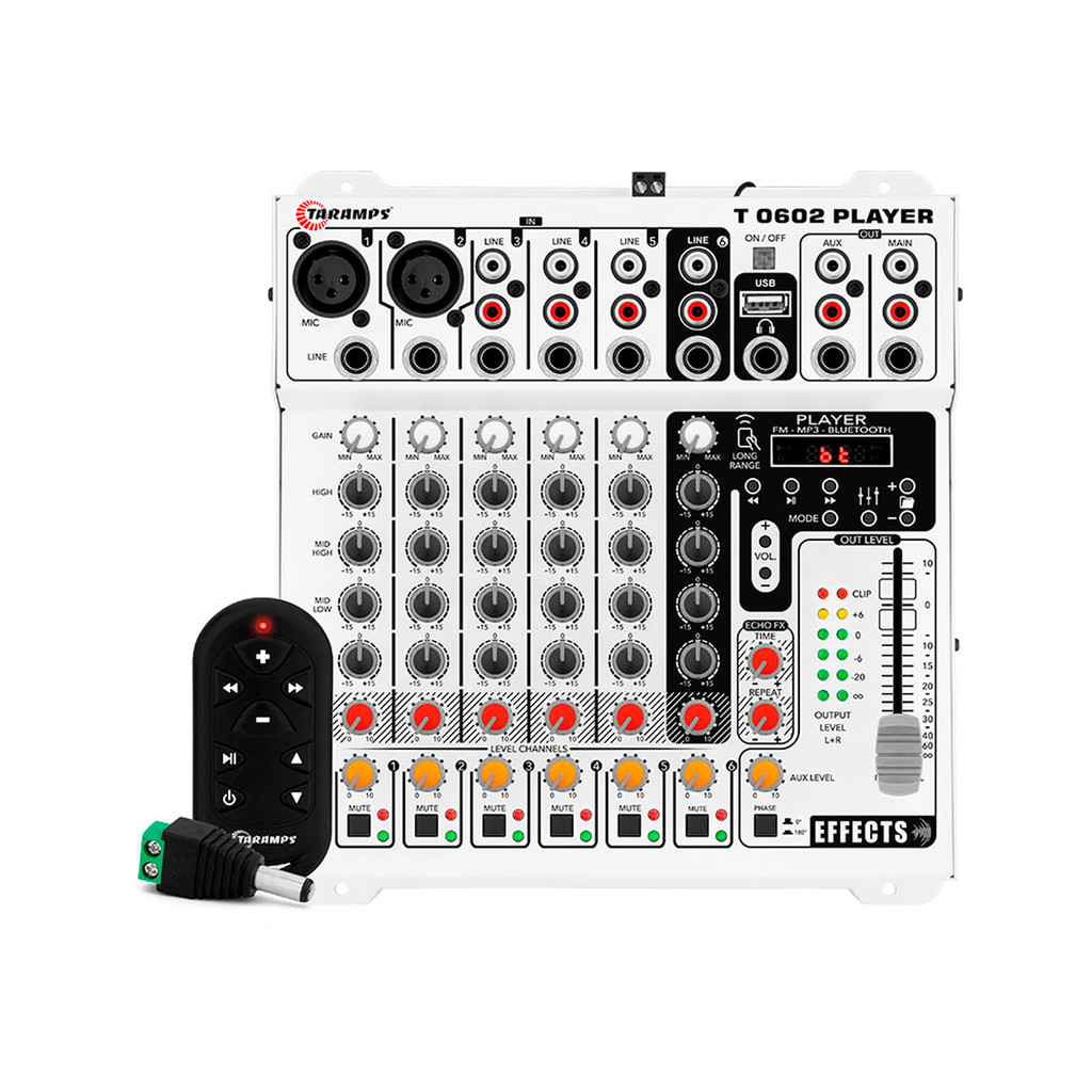 Equalizador Mesa De Som 0602 Player Taramps T0602
