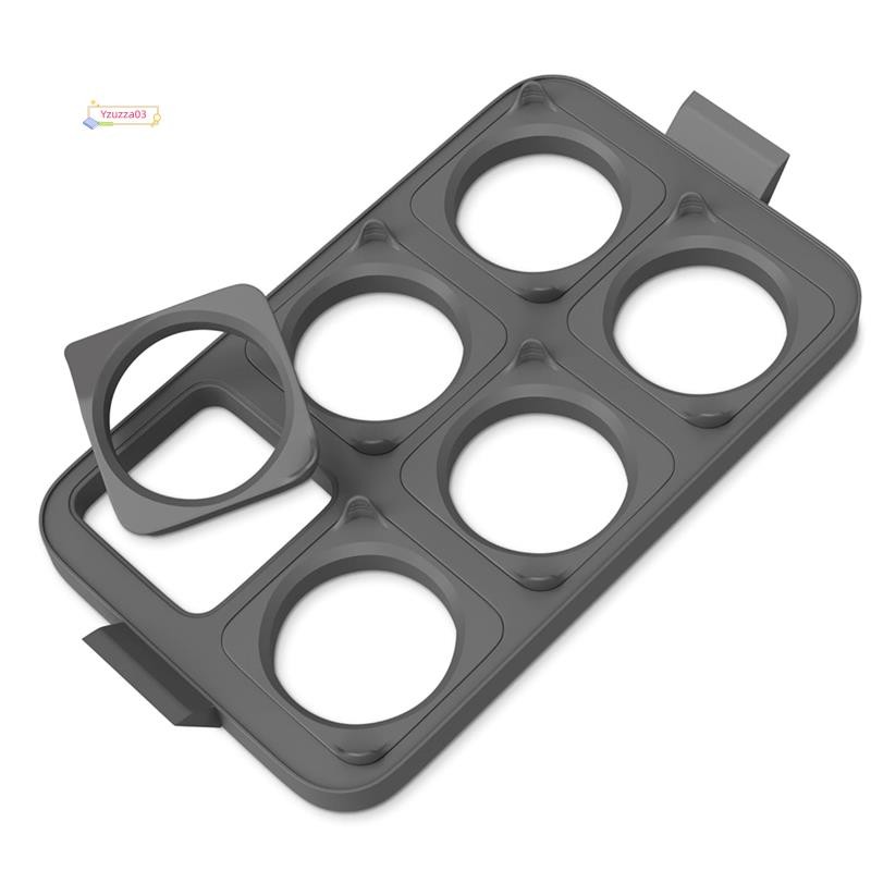 [Hot]Moldes De Ovo De Anéis Silicone Para Molde De Panqueca De Grelha
