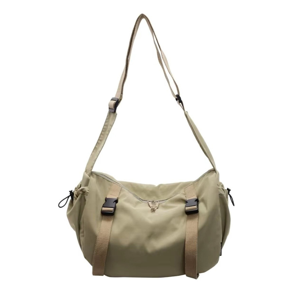 Bolsa Tiracolo Transversal Feminina Leve e Versátil Estilo Universitário Casual Simples Moderna