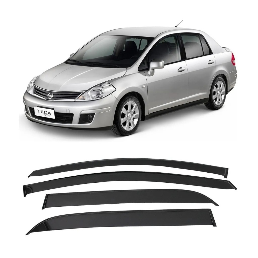 Calha de Chuva para Tiida Sedan 4P Todos - NS9720