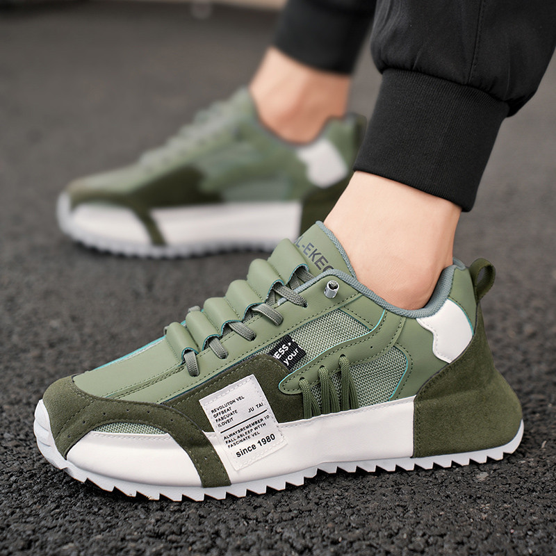 Tênis Plataforma Masculinos Novos Tênis de Corrida para Conforto Casual Tênis Masculinos FWV3