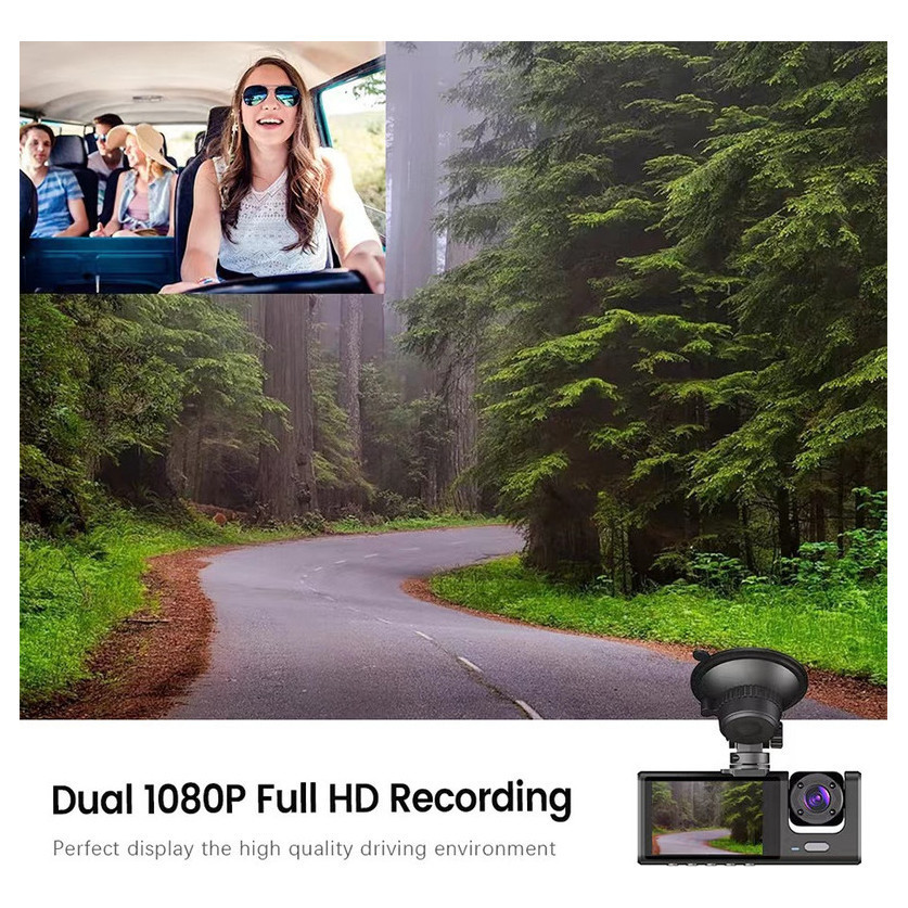 Câmera Veicular Automotiva,carro Black Box Vision Hd 1080p