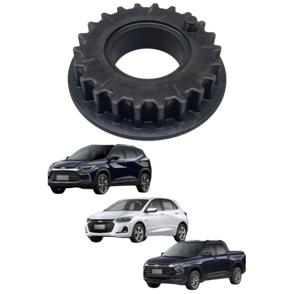 Engrenagem Virabrequim Gm Onix Tracker Montana 1.0 1.2 3cc 