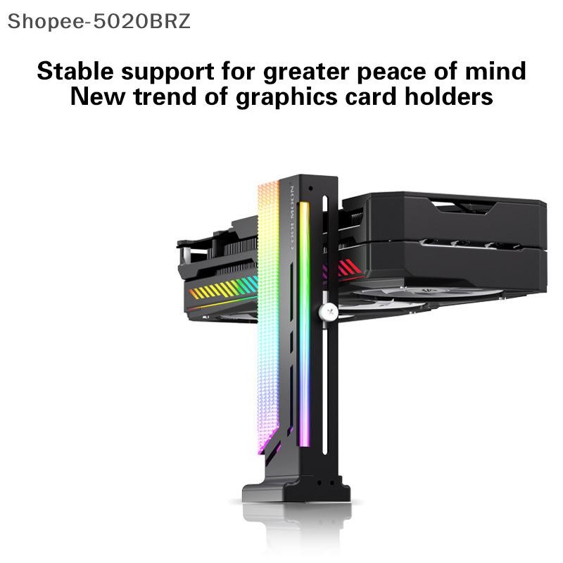 [THEBR] Suporte Para GPU De Placa Gráfica ARGB 5V 3Pin Alumínio Endereçável De Vídeo Sag Com Parafuso Ajustável Acessóri