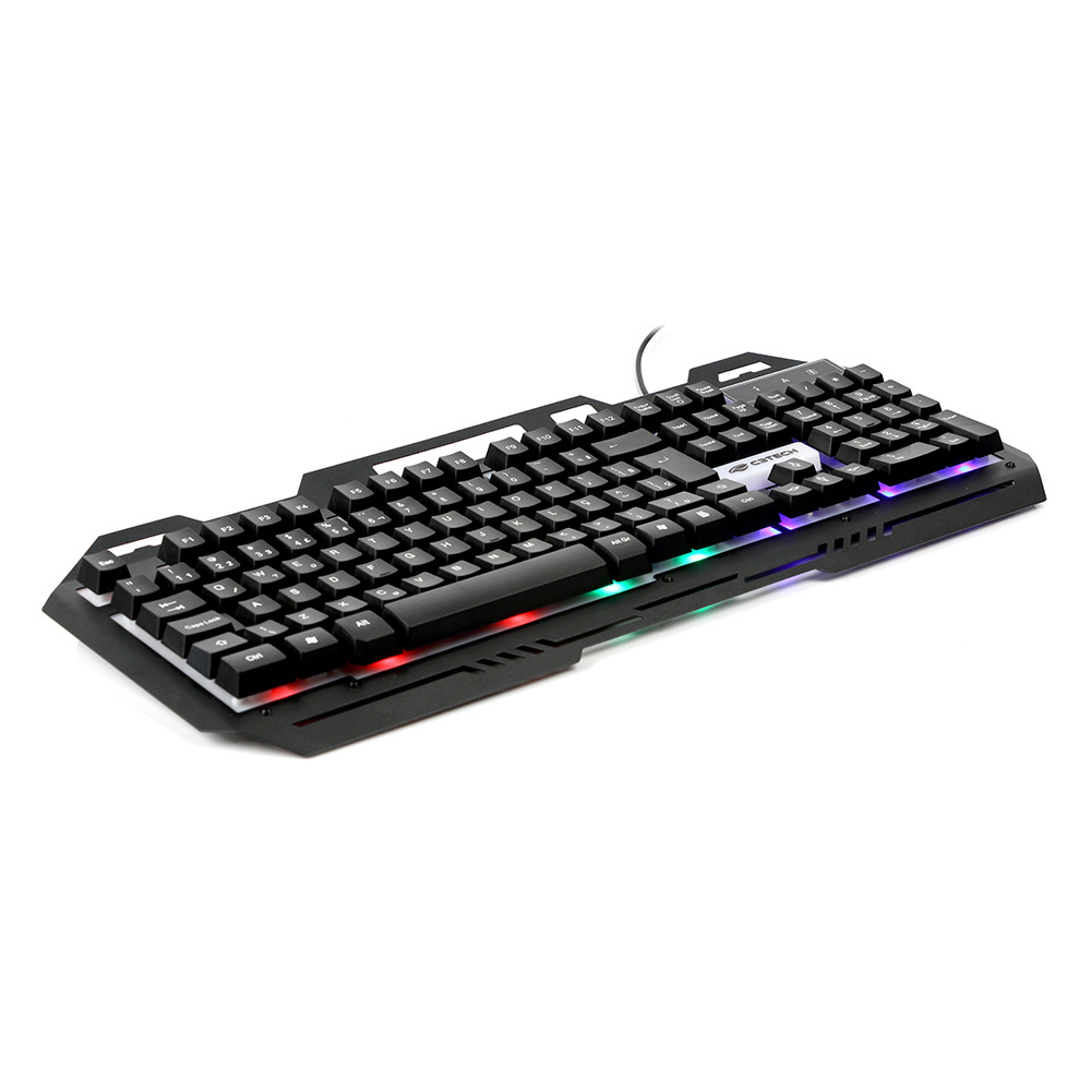 Teclado Gamer USB Membrana com LED C3Tech - KG-40BK