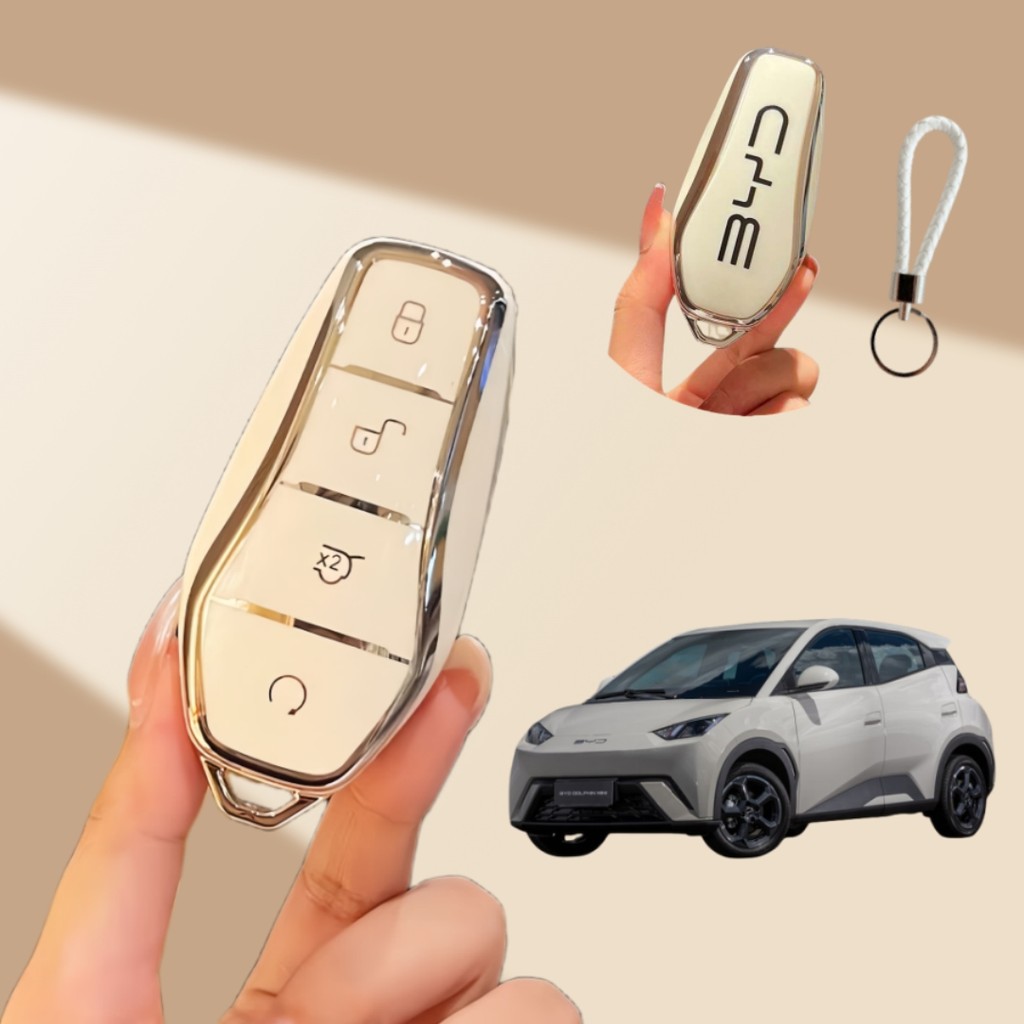 Capa chave byd TPU Capa Do Estojo Com Chave Para BYD Dolphin mini