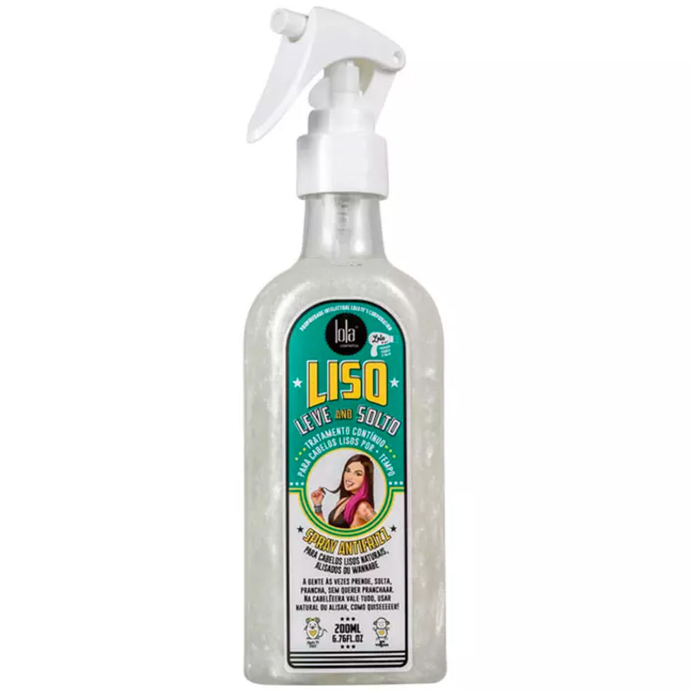 Spray Capilar Anti Frizz Lola Liso Leve E Solto 200ml - Beauty