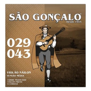 ENCORDOAMENTO SAO GONCALO VIOLAO NYLON PRETO 0.029 - 0.043
