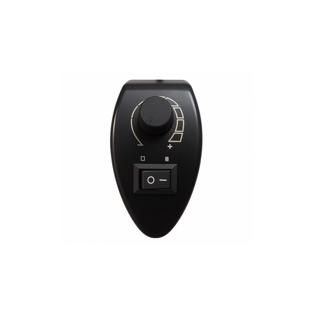 Kit Com 2 Controle Mouse P/Ventilador Trio Oscilante Preto Bivolt