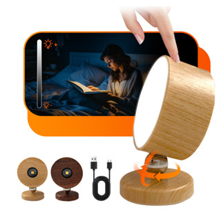 Lâmpada De Cabeceira 360 Moderna Luminária Sem Fio Recarregável LED Magnética Luz Para Leitura Casa em Oferta na Shopee