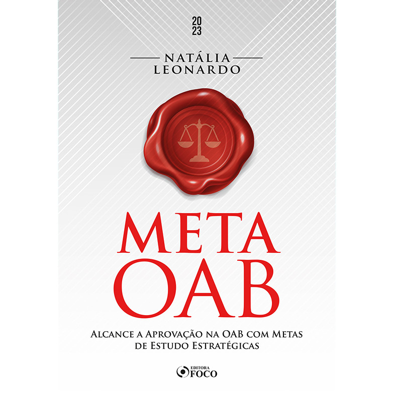 META OAB - Alcance a Aprovação na OAB com Metas de Estudo Estratégicas - 1ª Ed - 2023Livros blvdf