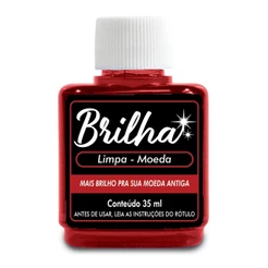 Limpa Moeda Antiga Brilha 35ml - Liquido para Joia de Moeda Antiga
