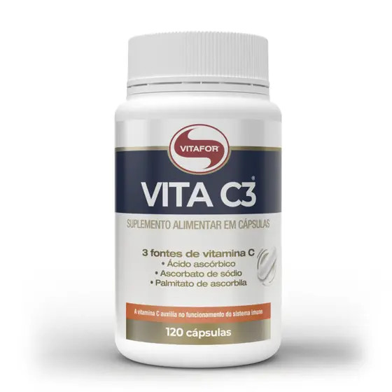 Vitafor - Vita C3 - 120 Cápsulas em Oferta na Shopee
