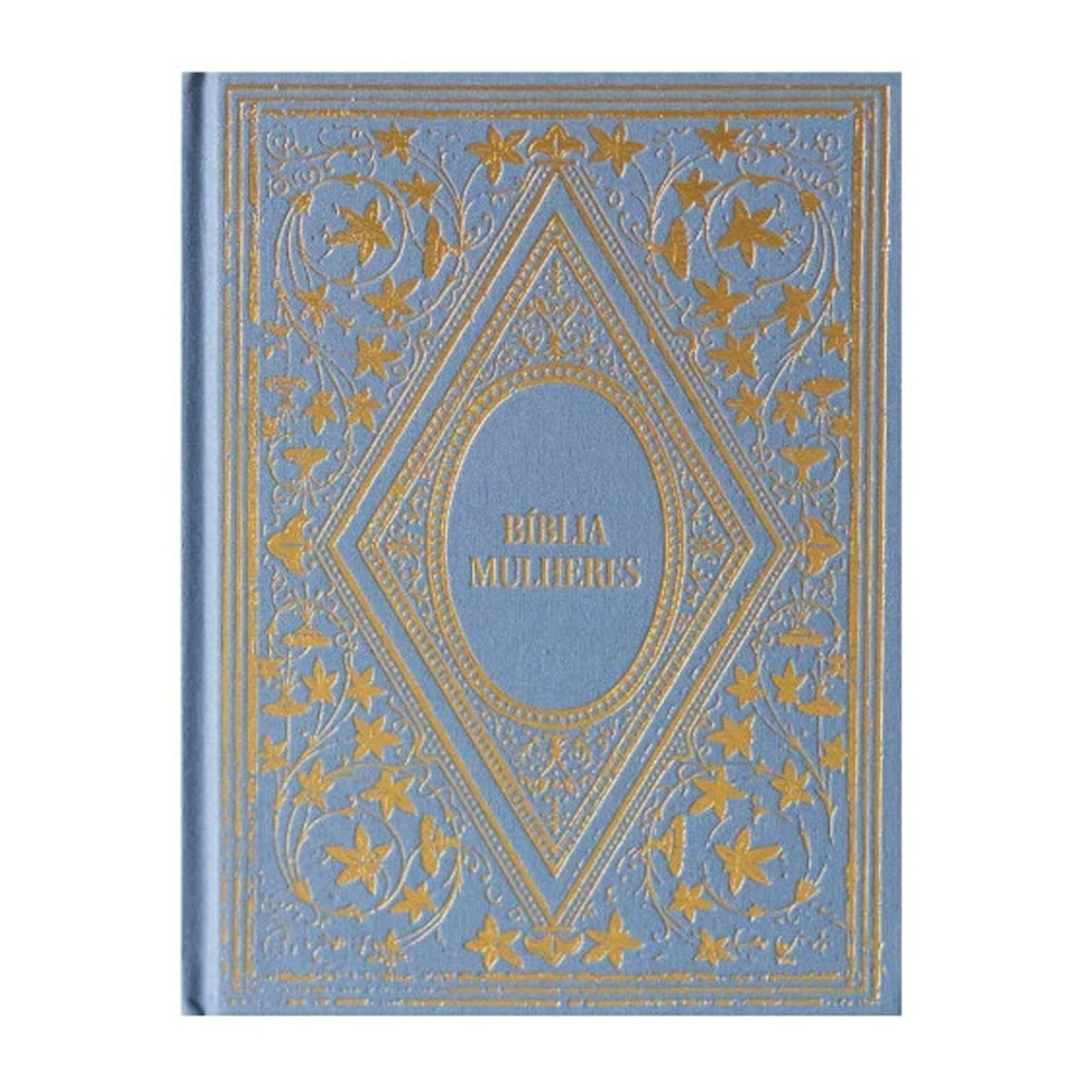 Bíblia Mulheres | Viviane Martinello | NAA | Espaço Para Anotações | Capa Dura Vintage Azul