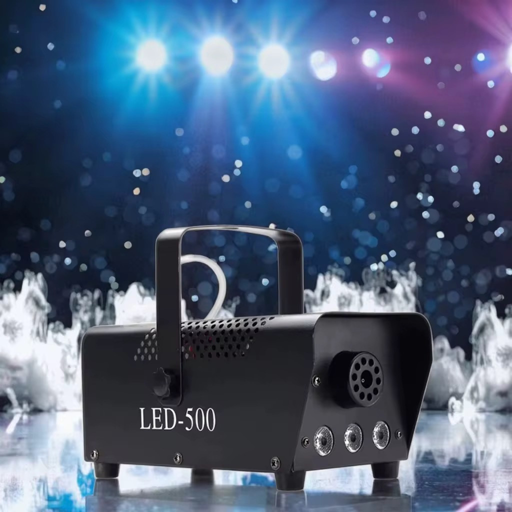 Máquina de Fumaça 110v OIH-6900 Com 3 Leds RGB e Controle Festas Eventos em Oferta na Shopee